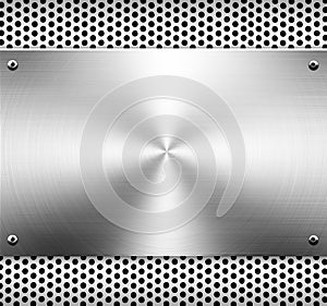 Metal template background
