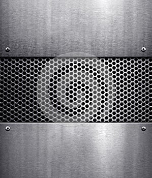 Metal template background