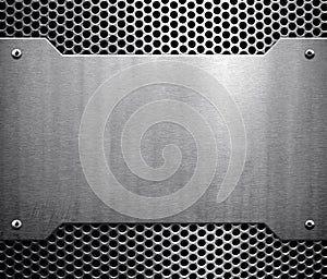 Metal template background