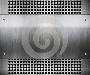 Metal template background