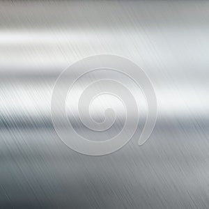 Metal texture background. Brushed steel.