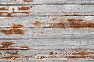 Metal texture with corrugated and rust