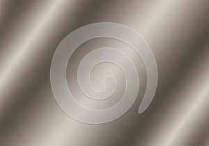 Reflective material exhibits a gradient effect with variations in light and