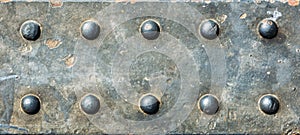 Metal Texture. Grunge background metal plate with screws