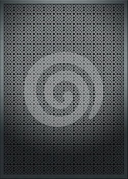 Metal texture mesh grid