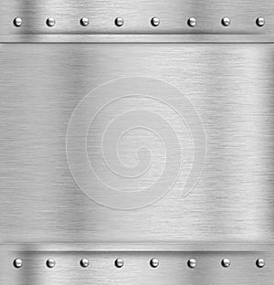 Metal texture steel plate background photo