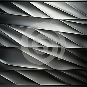 Metal texture, steel silver background - AI generated image