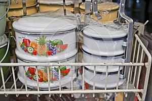 Metal Tiffin, Food Container.