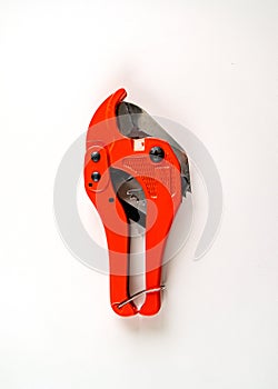 Metal tool cutter isolate on white background