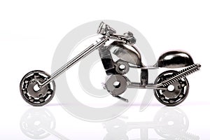 Metal toy bike