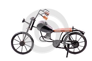 Metal toy bike