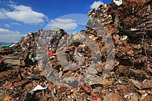 Metal trash for scrap