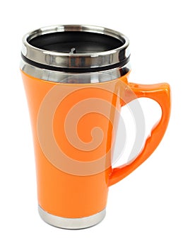 Metal travel thermo-cup photo