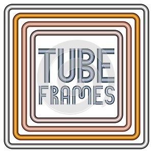 Metal tube frames