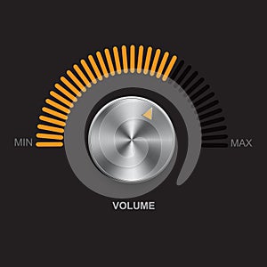 Metal volume button