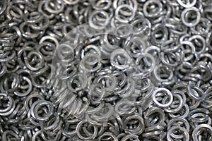 Metal washers Grover under nuts bolts chrome
