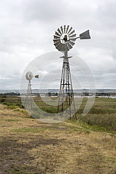 Metal Windmills, Hindmarsh Island, South Australia