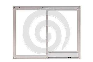 Metal window frame isolated