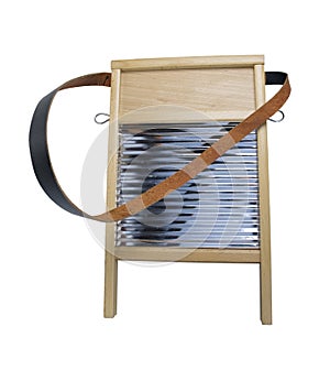 Metal and Wood Washboard