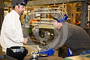 Metal Worker and Supervisor