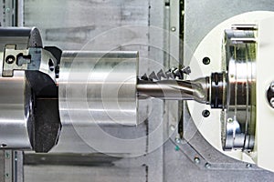 Metal working drilling on machine tool