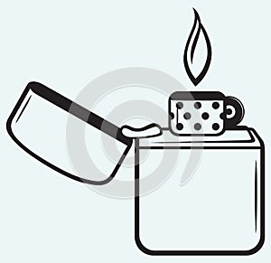 Metal zippo lighter