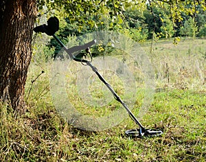 Metaldetector -equipment of treasure hunter