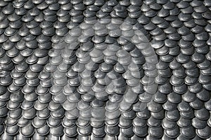 Metalic chain armour background texture