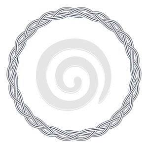 Metall braided circle photo