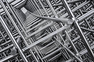 Metall net structute.