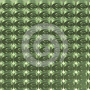 Metallic background with powerfull series of concentric circles