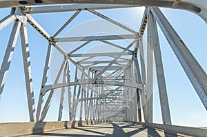 Metallic Bridge of New Orleans, Louisiana
