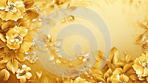 metallic bright gold background