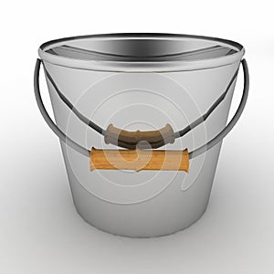 Metallic bucket