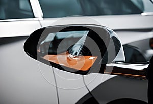 metallic close mirror auto wing car concepts modern automobile transport industry drive side vehicle automotive transportation