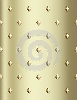 Metallic diamond background