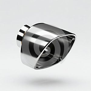 metallic exhaust tailpipe tip