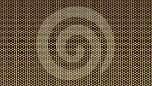 Metallic gold mesh metal texture pattern background