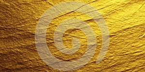 Metallic gold surface texture with reflective patterns