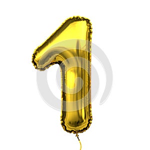 Metallic Golden Letter Balloon font numeral digit number alphabet