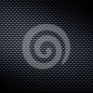 Metallic grid pattern