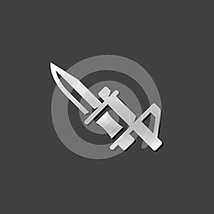 Metallic Icon - Bayonet knife