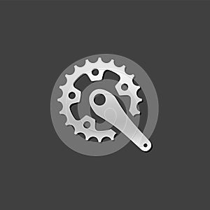 Metallic Icon - Bicycle crank set