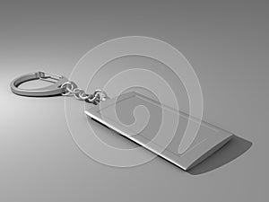 Metallic keyring