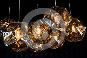Metallic Light Fixture