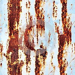 metallic old wall with rust. grunge texture