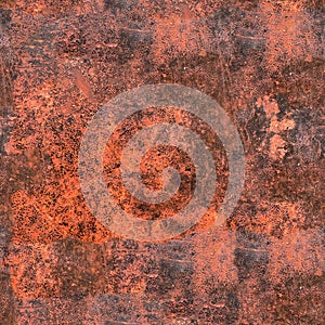 Metallic old wall with rust. grunge texture