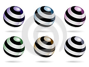 Metallic Orbs EPS photo