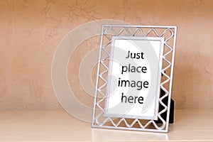 Metallic photo frame
