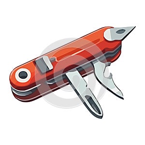 Metallic pocketknife tools for repairing equipment